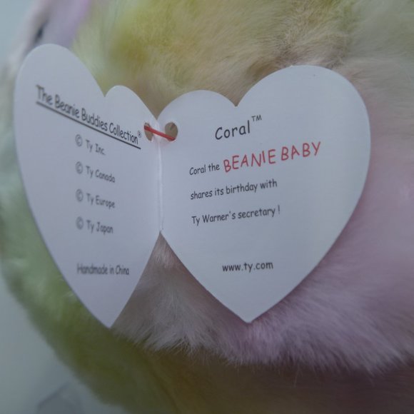 TY Beanie Buddy "CORAL" - Picture 5 of 5